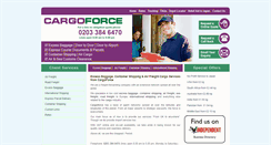 Desktop Screenshot of cargoforce.co.uk